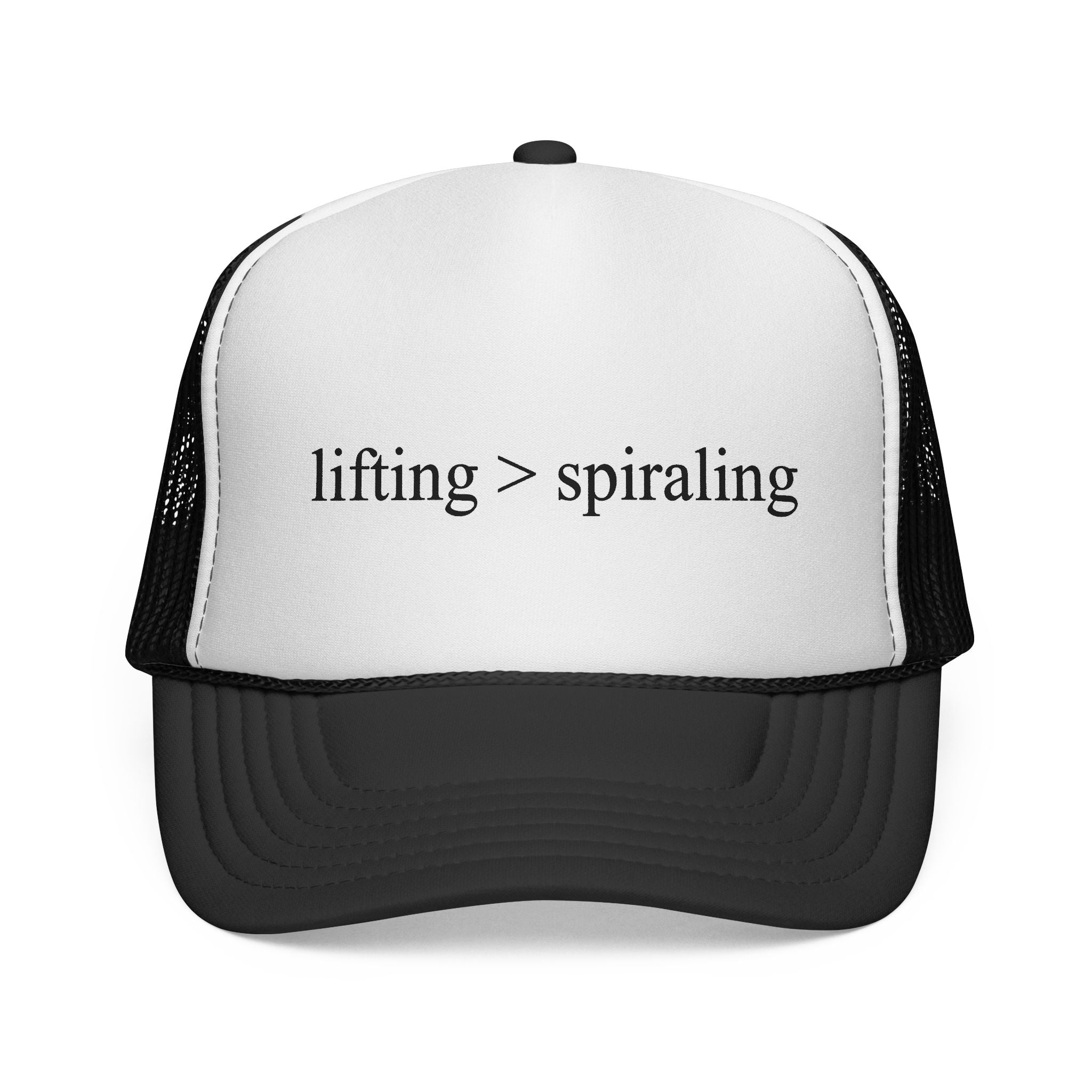 lifting > spiraling trucker hat