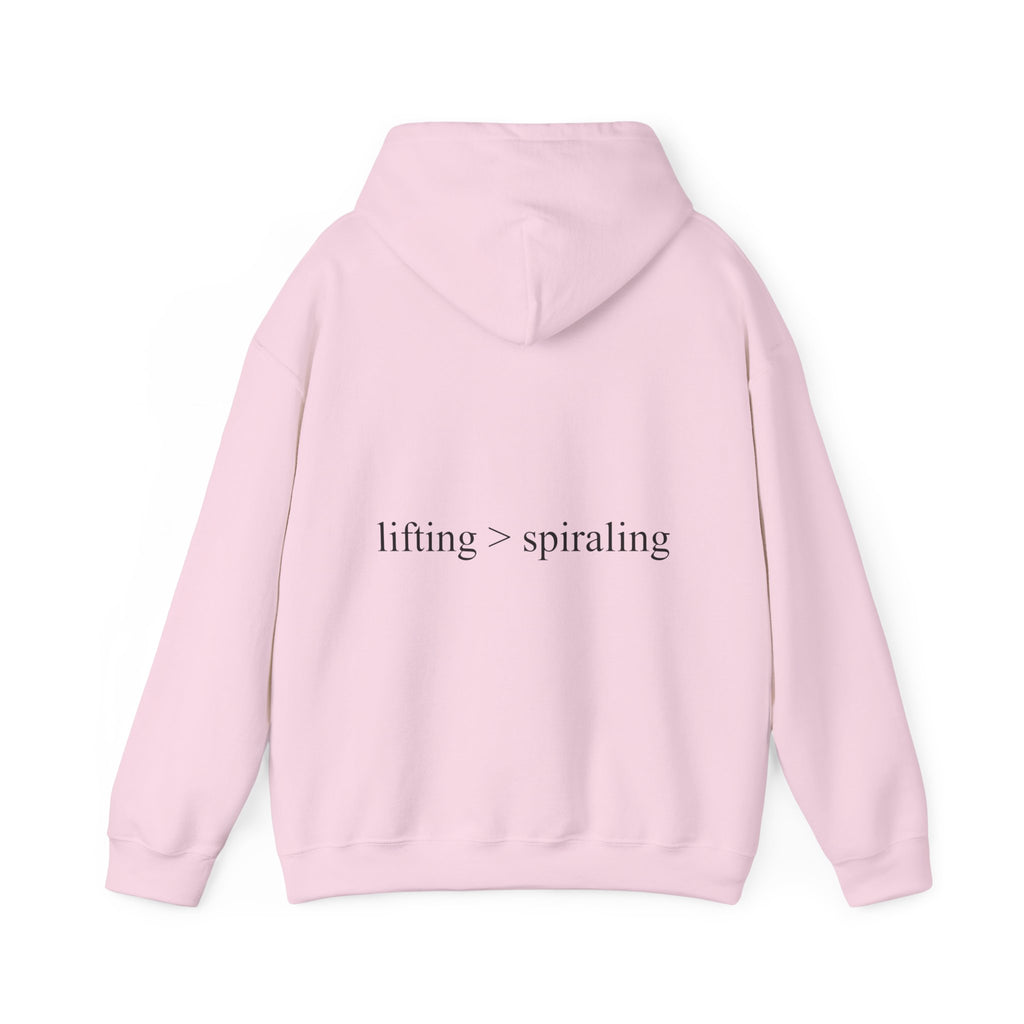 lifting > spiraling hoodie