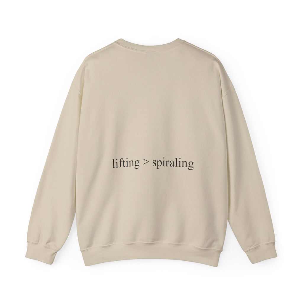 lifting > spiraling crewneck sweatshirt