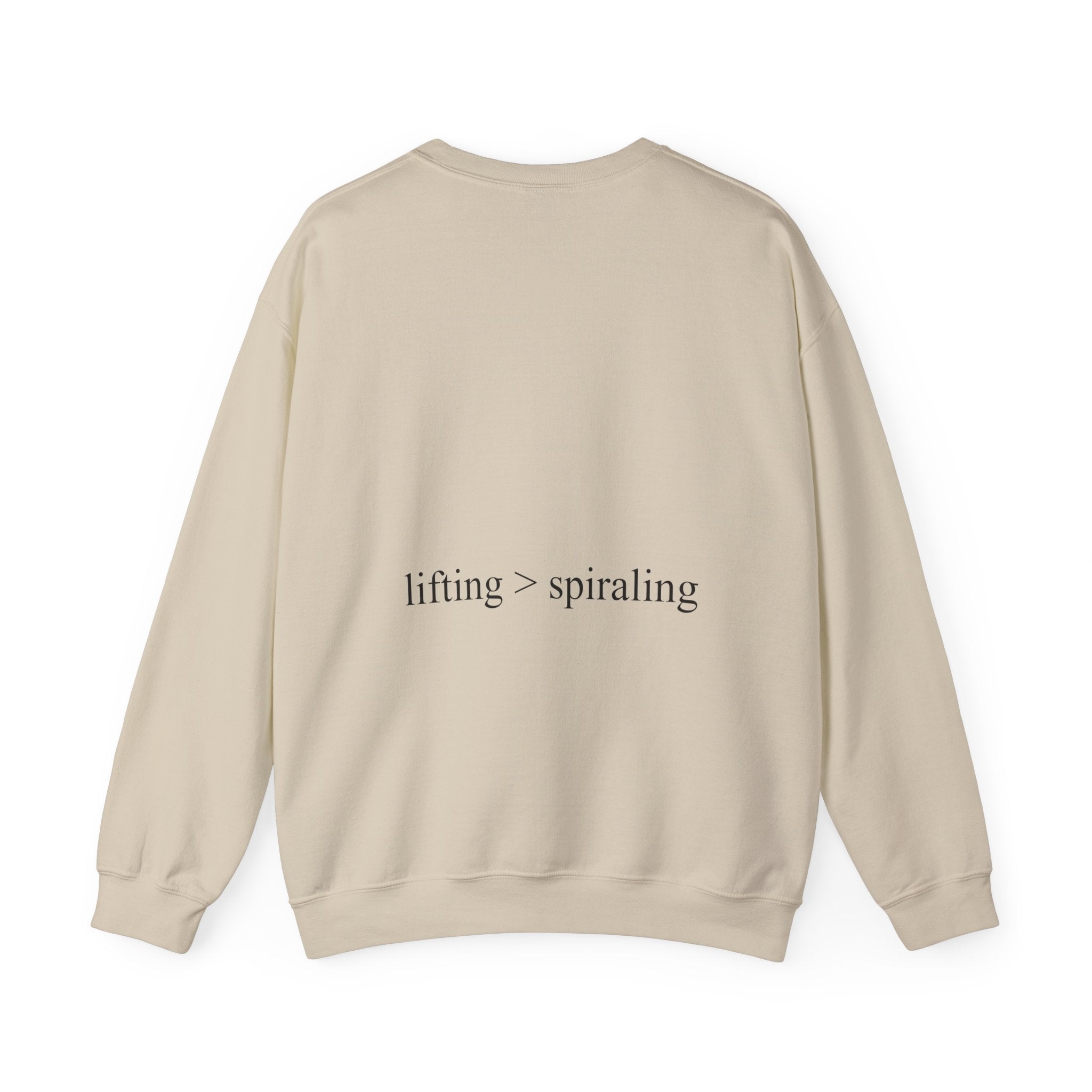 lifting > spiraling crewneck sweatshirt