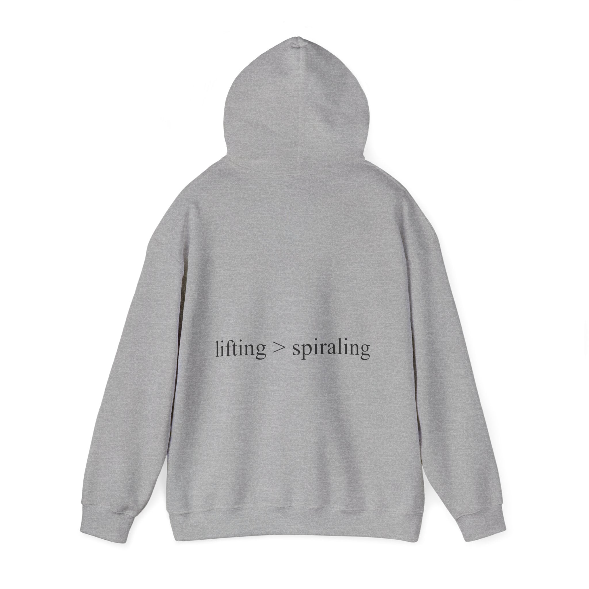 lifting > spiraling hoodie