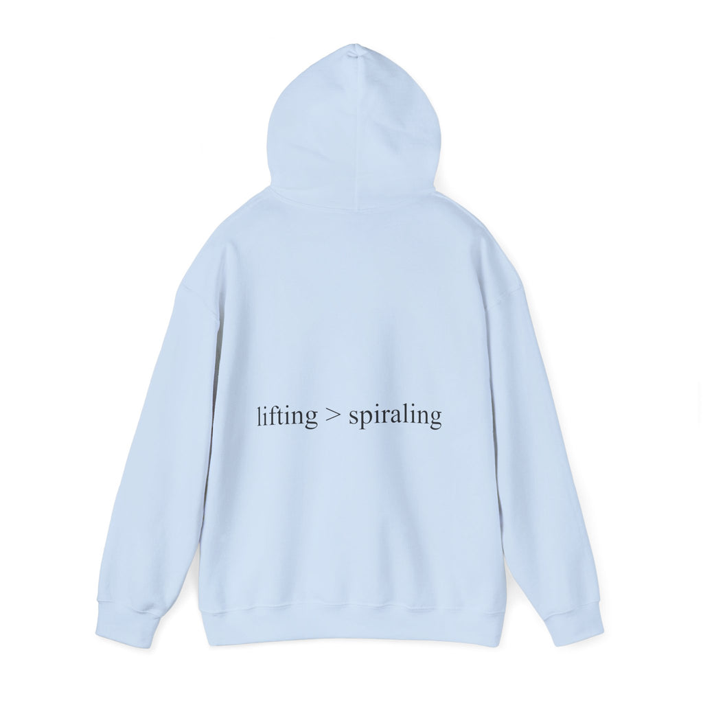lifting > spiraling hoodie