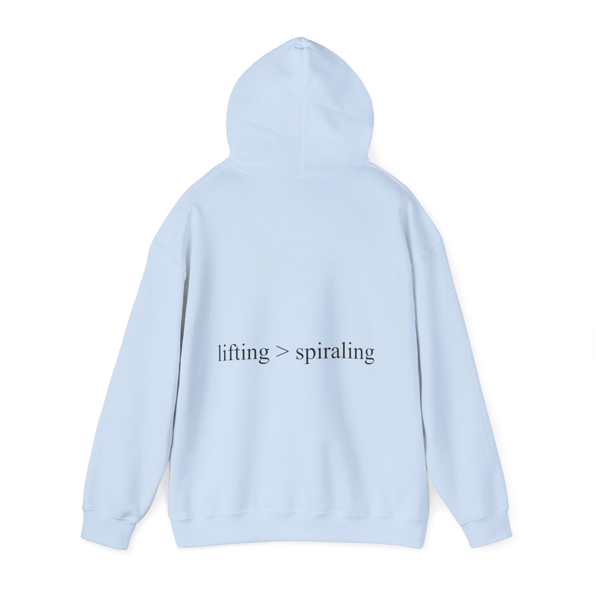 lifting > spiraling hoodie
