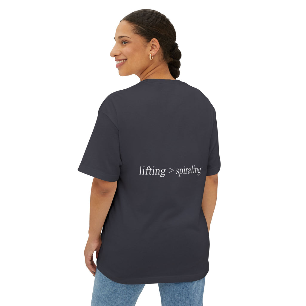 lifting > spiraling oversized tee