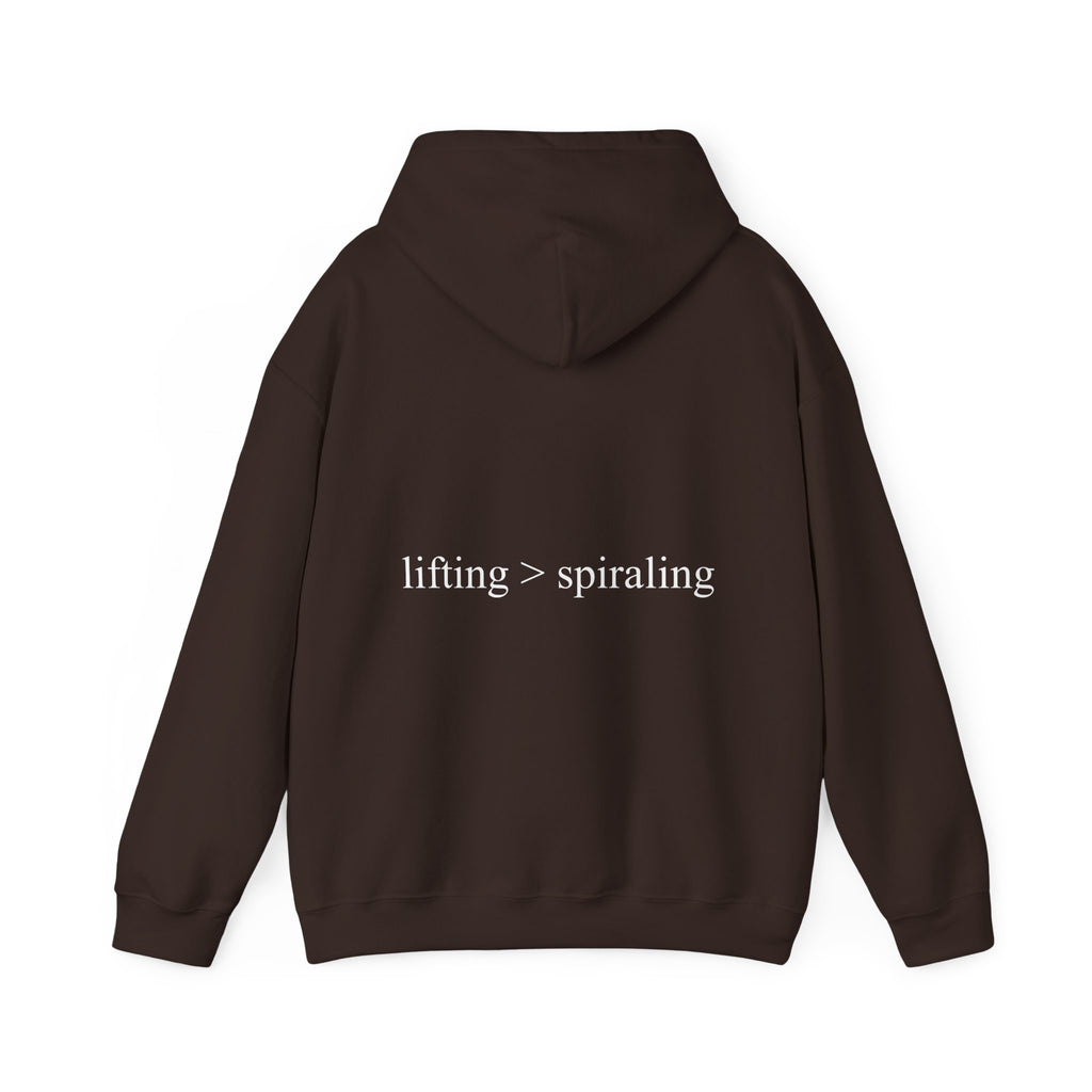 lifting > spiraling hoodie