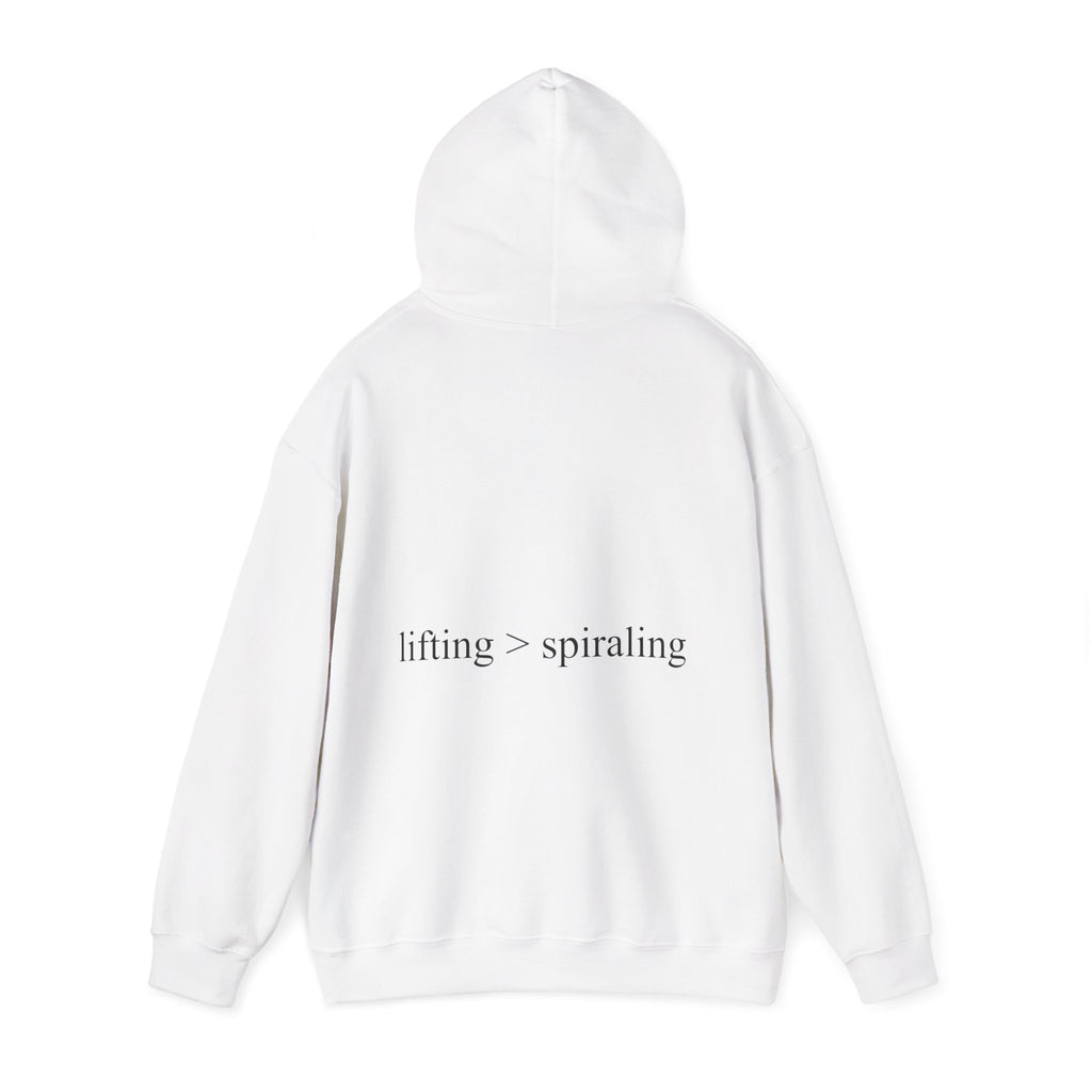 lifting > spiraling hoodie