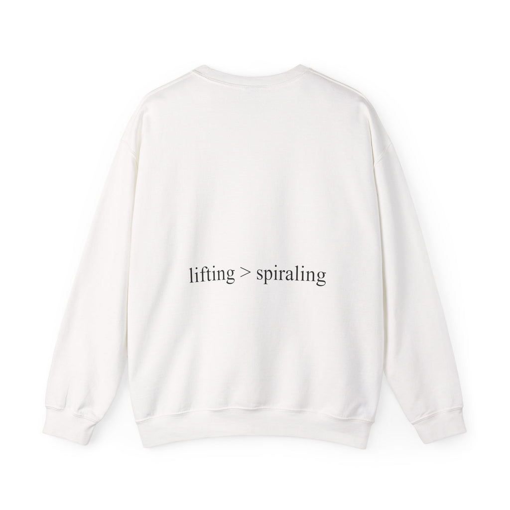 lifting > spiraling crewneck sweatshirt