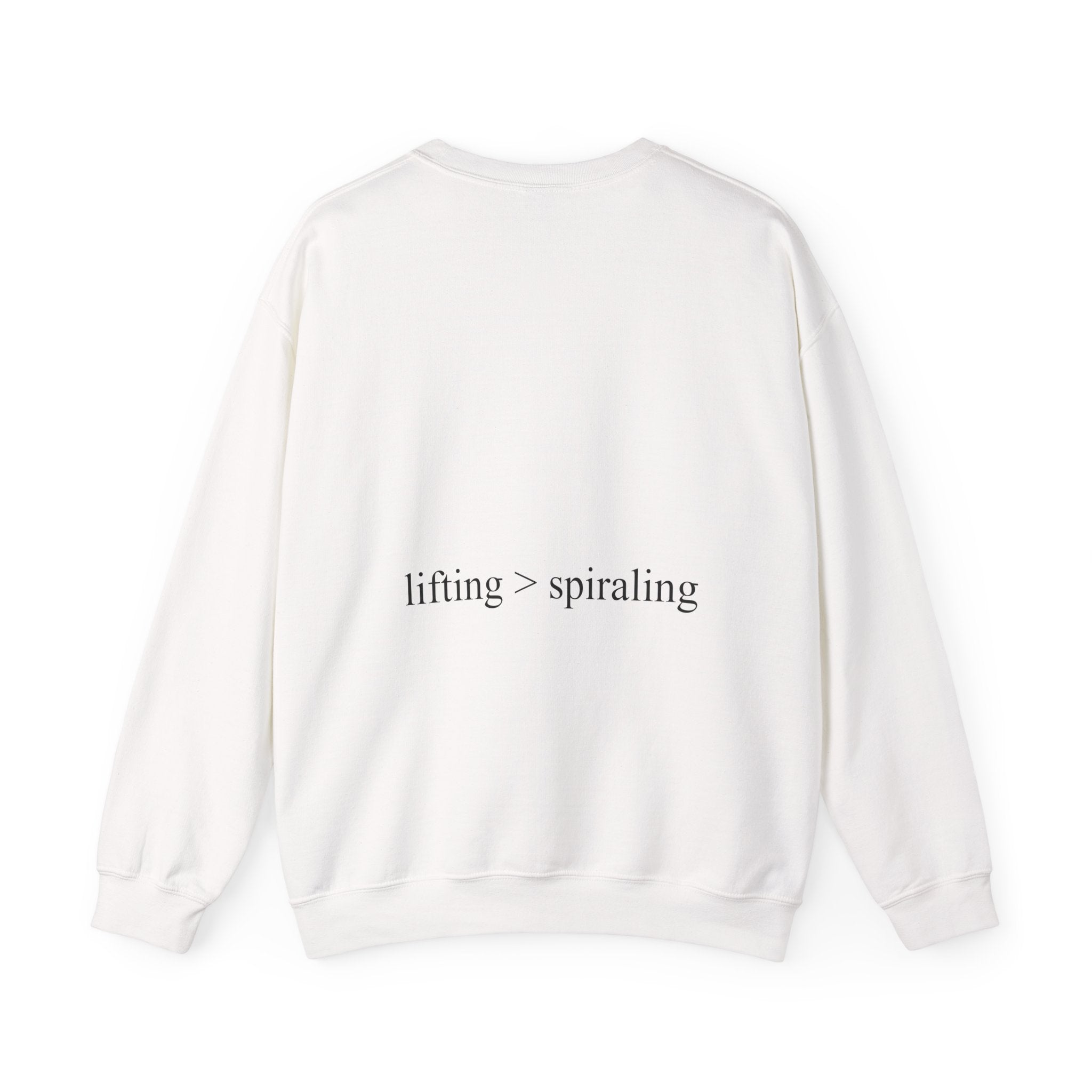 lifting > spiraling crewneck sweatshirt