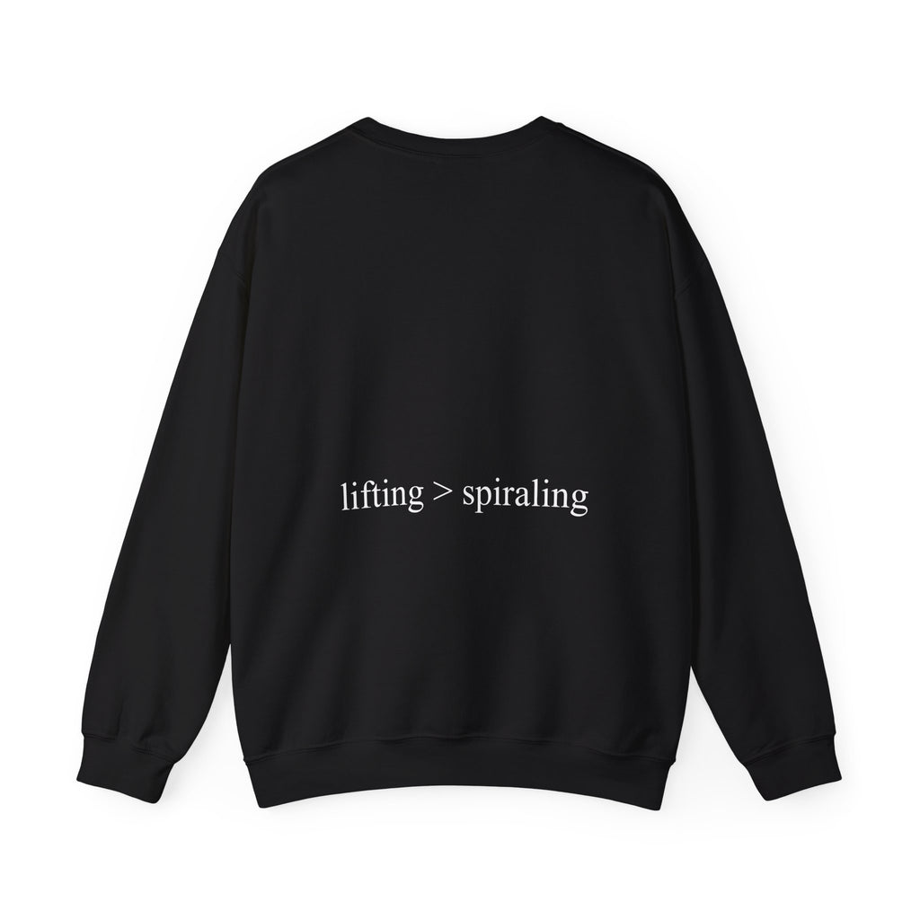 lifting > spiraling crewneck sweatshirt