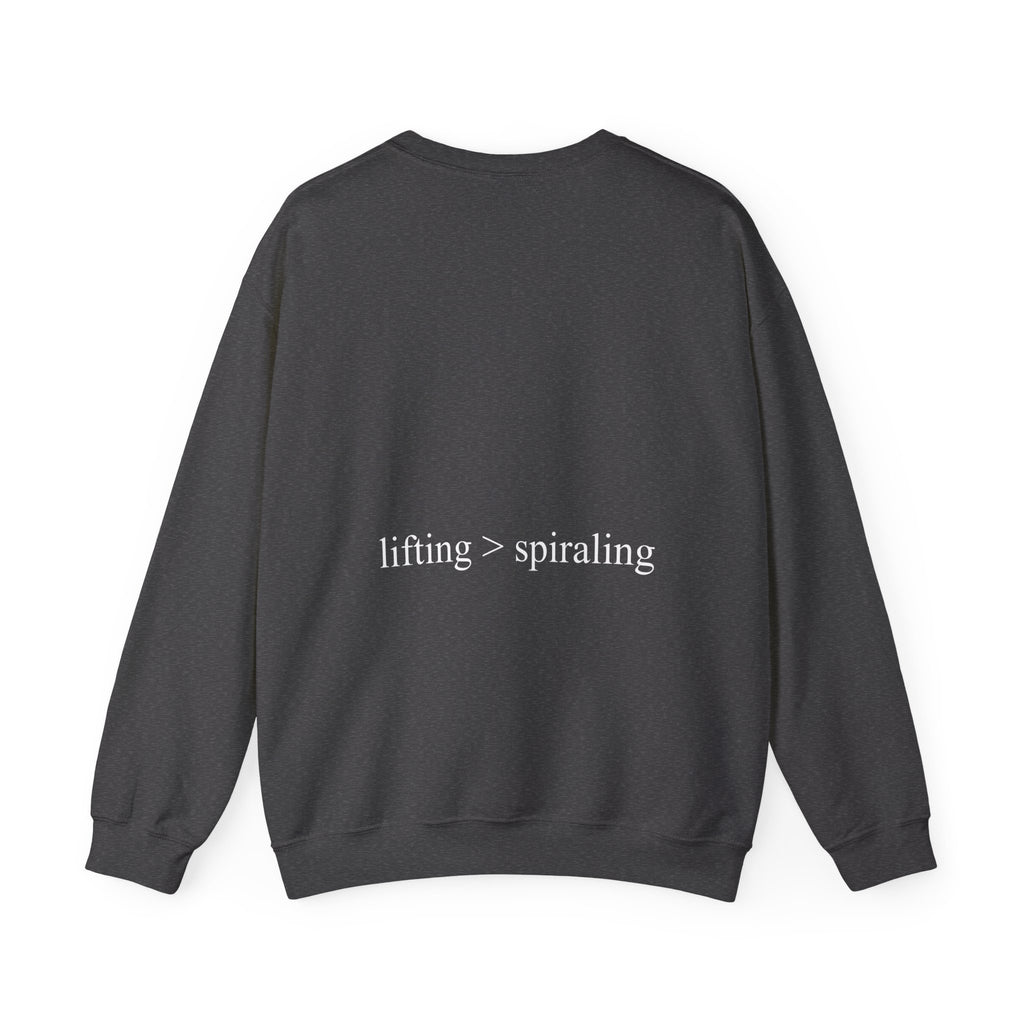 lifting > spiraling crewneck sweatshirt