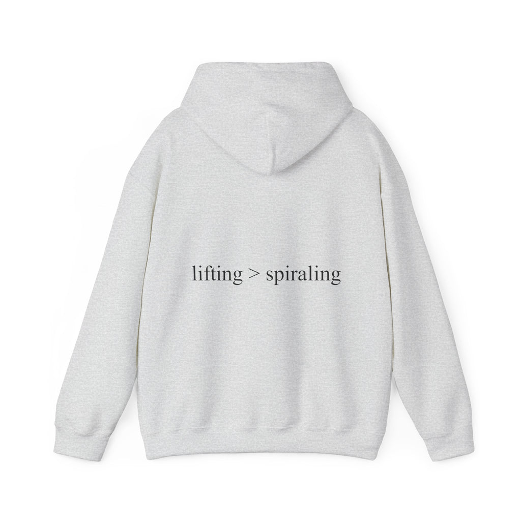 lifting > spiraling hoodie