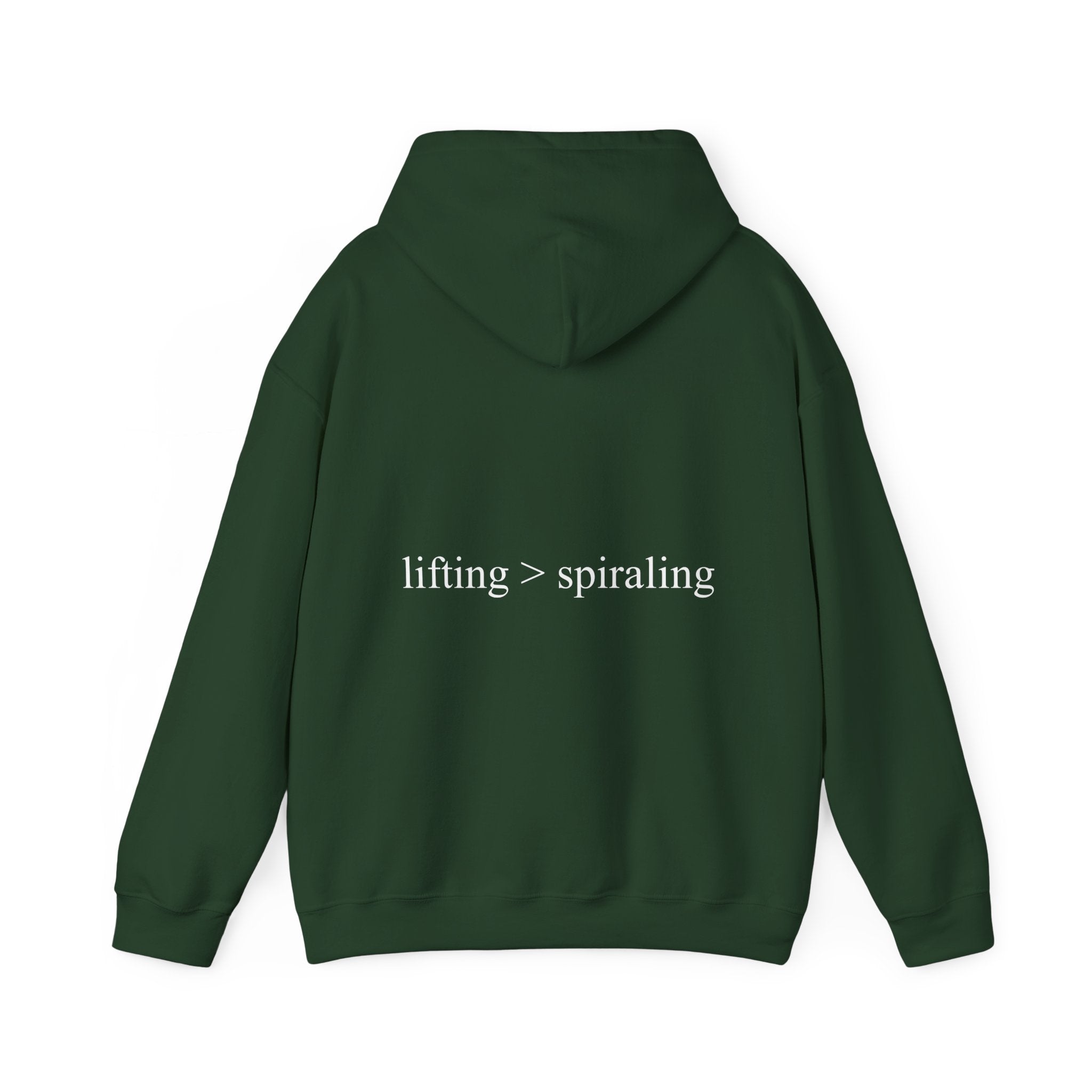 lifting > spiraling hoodie
