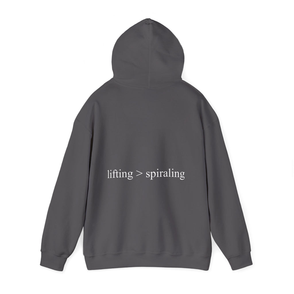 lifting > spiraling hoodie