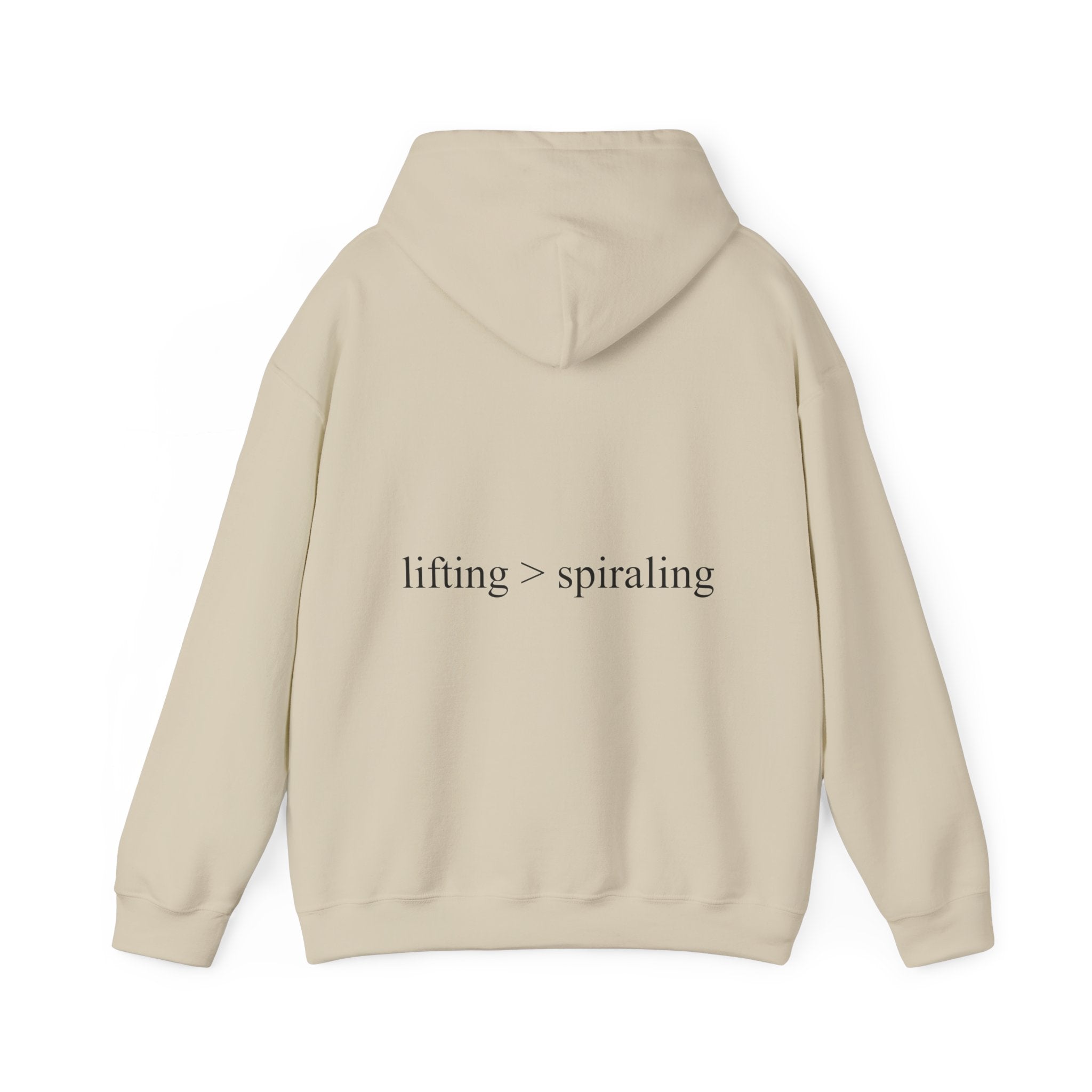 lifting > spiraling hoodie