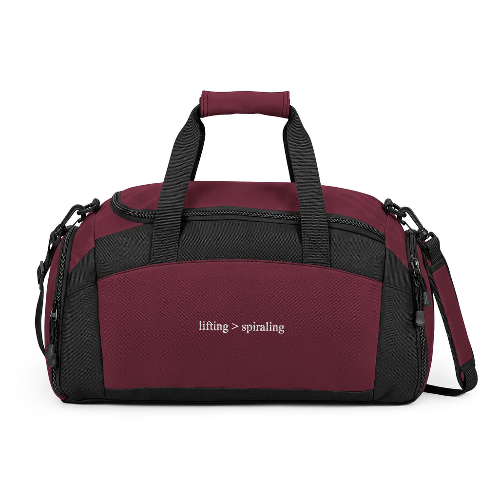lifting > spiraling gym bag