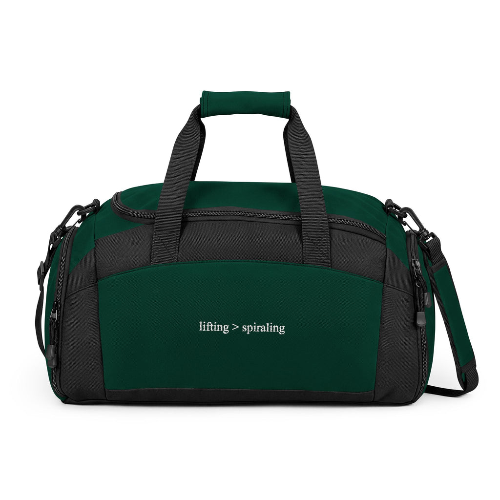 lifting > spiraling gym bag