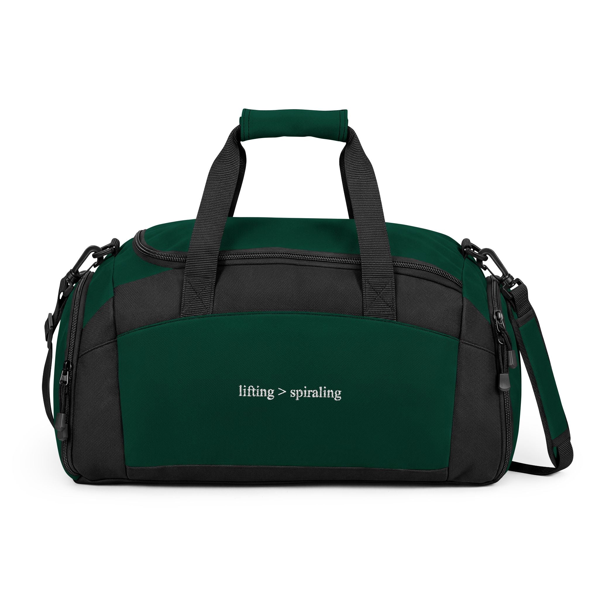 lifting > spiraling gym bag