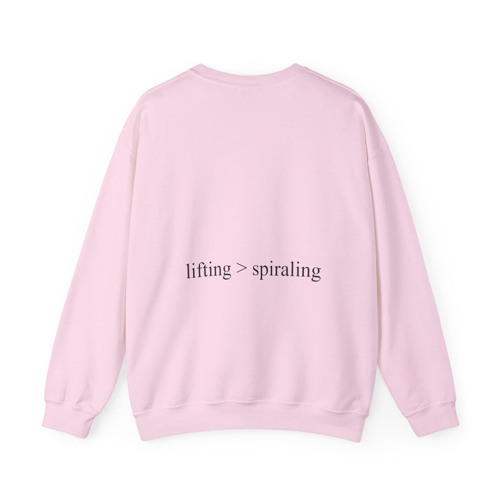 lifting > spiraling crewneck sweatshirt