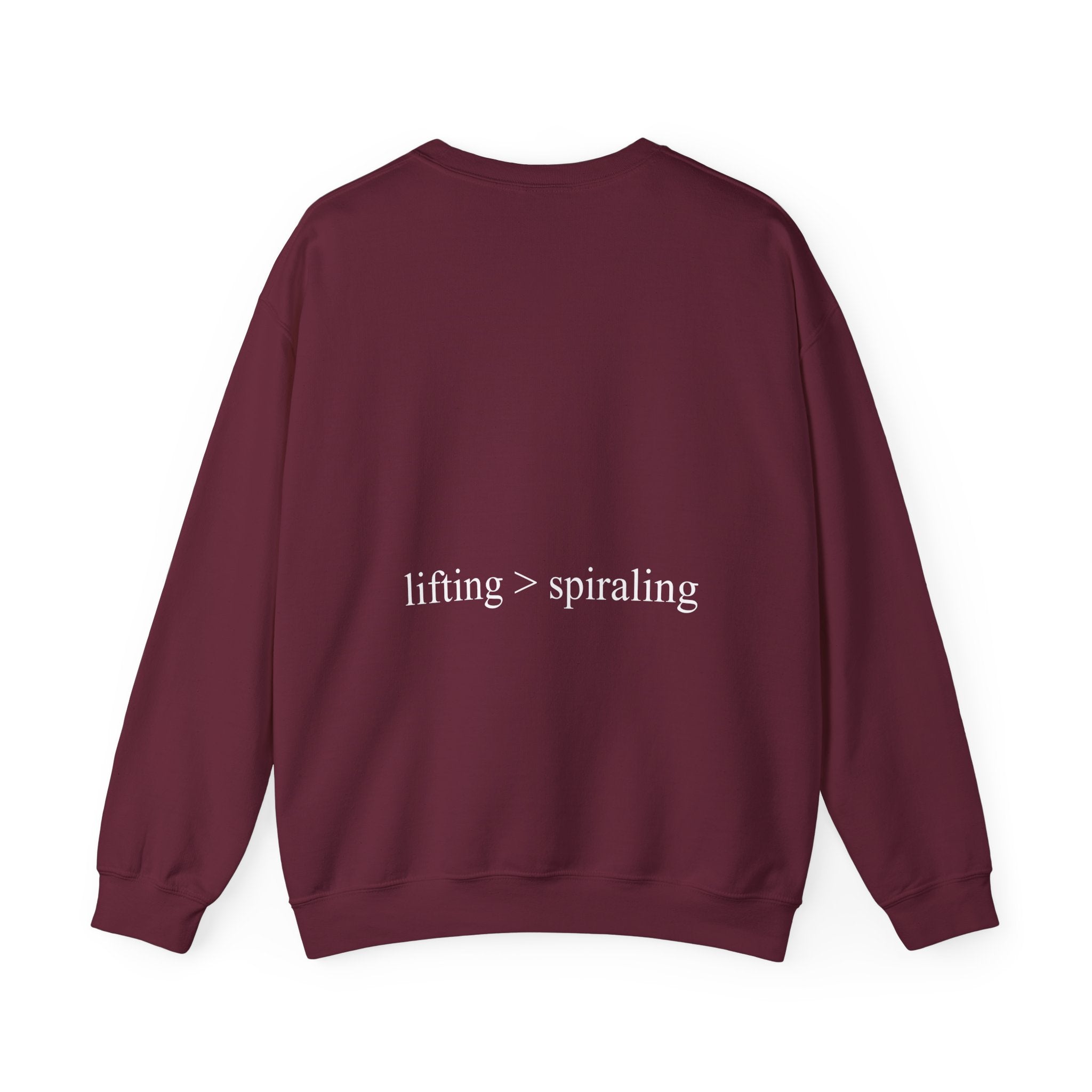 lifting > spiraling crewneck sweatshirt