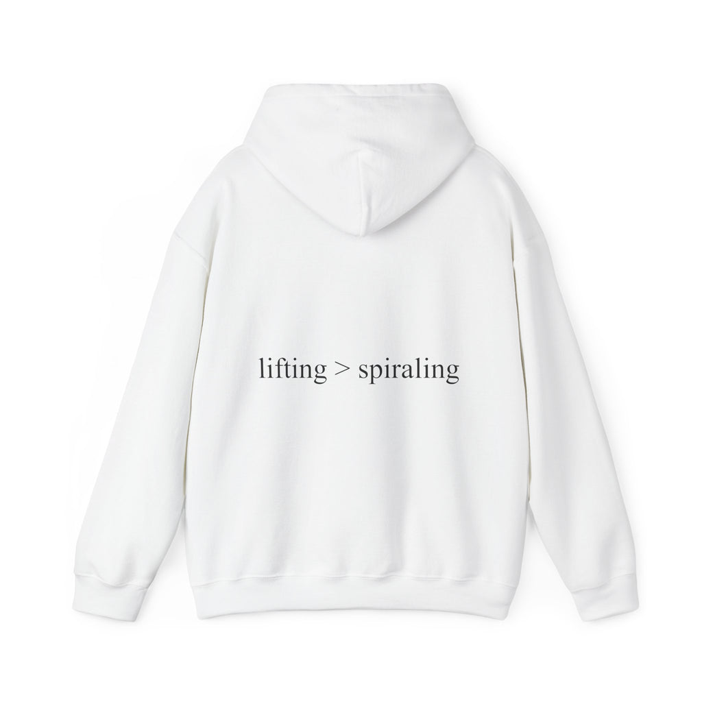 lifting > spiraling hoodie