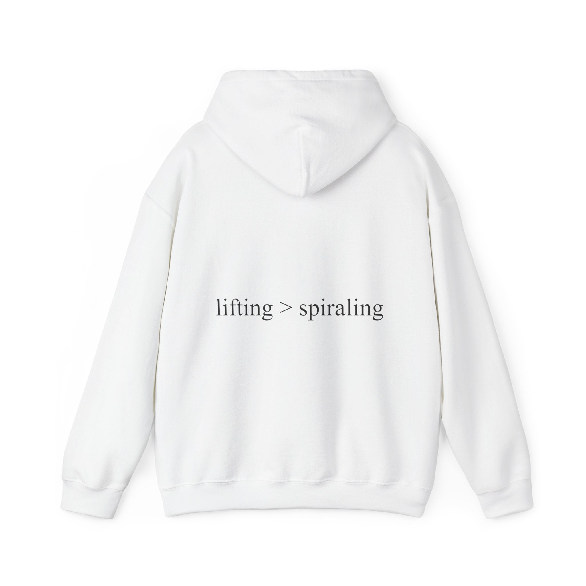 lifting > spiraling hoodie