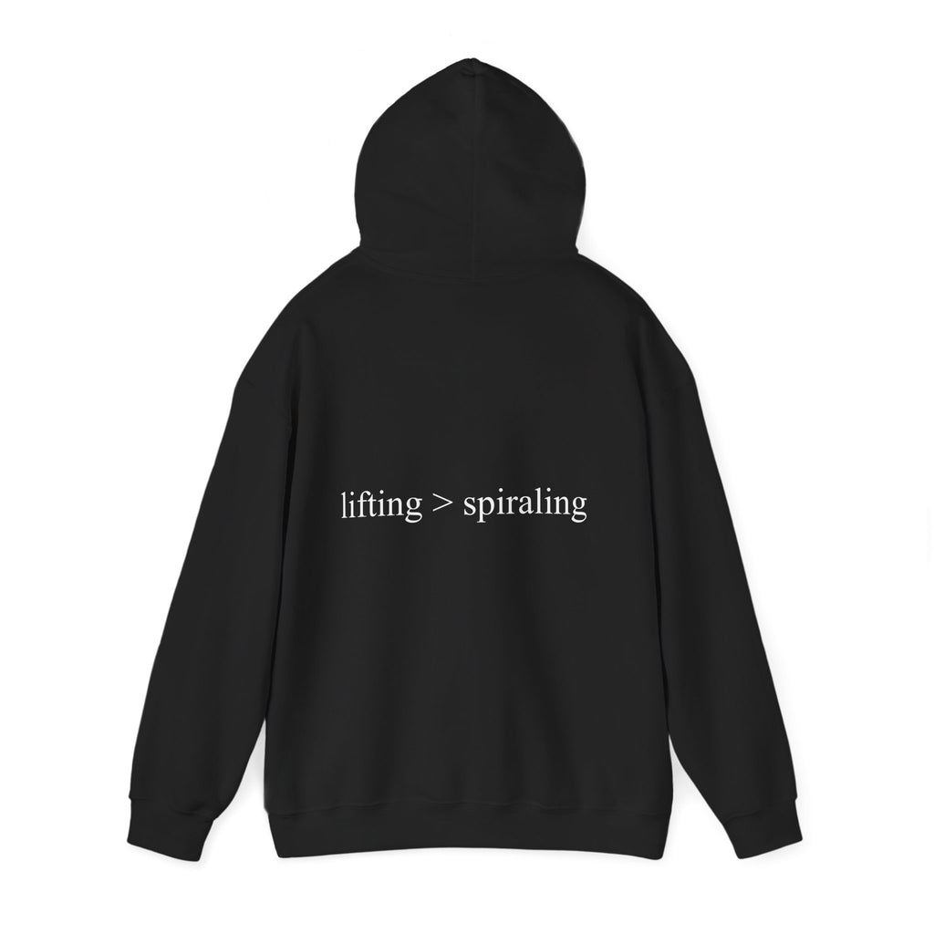 lifting > spiraling hoodie