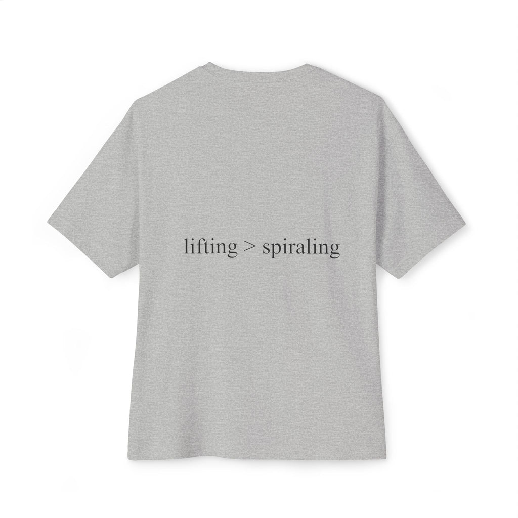 lifting > spiraling oversized tee