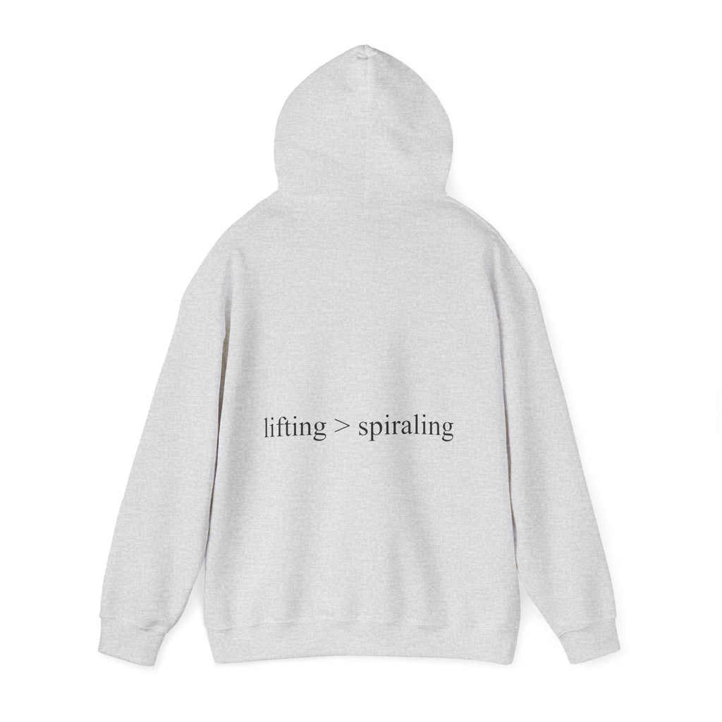 lifting > spiraling hoodie