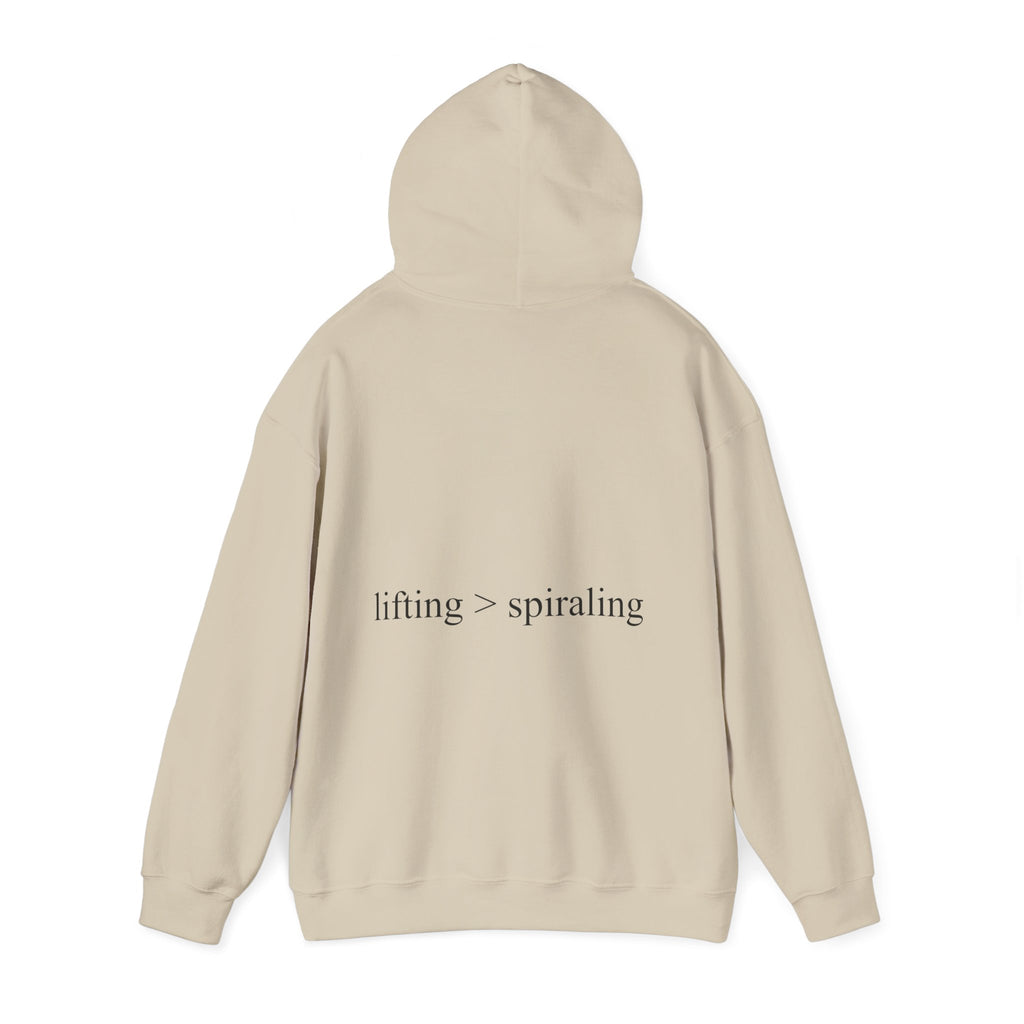 lifting > spiraling hoodie