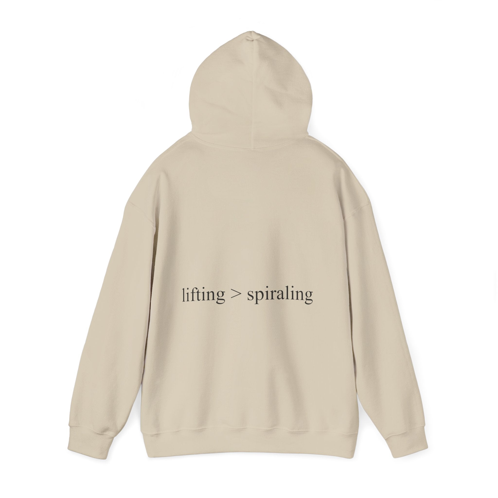 lifting > spiraling hoodie