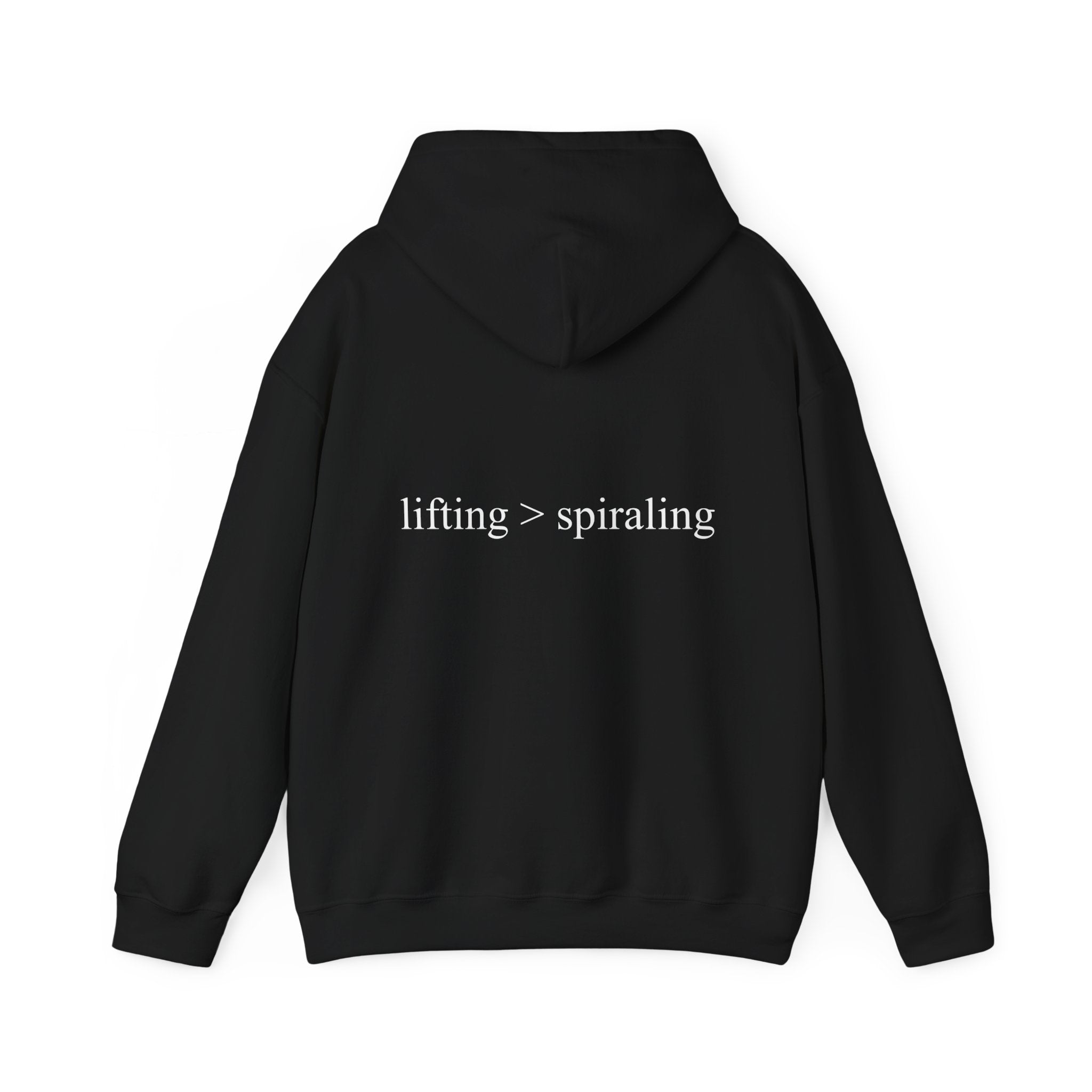 lifting > spiraling hoodie