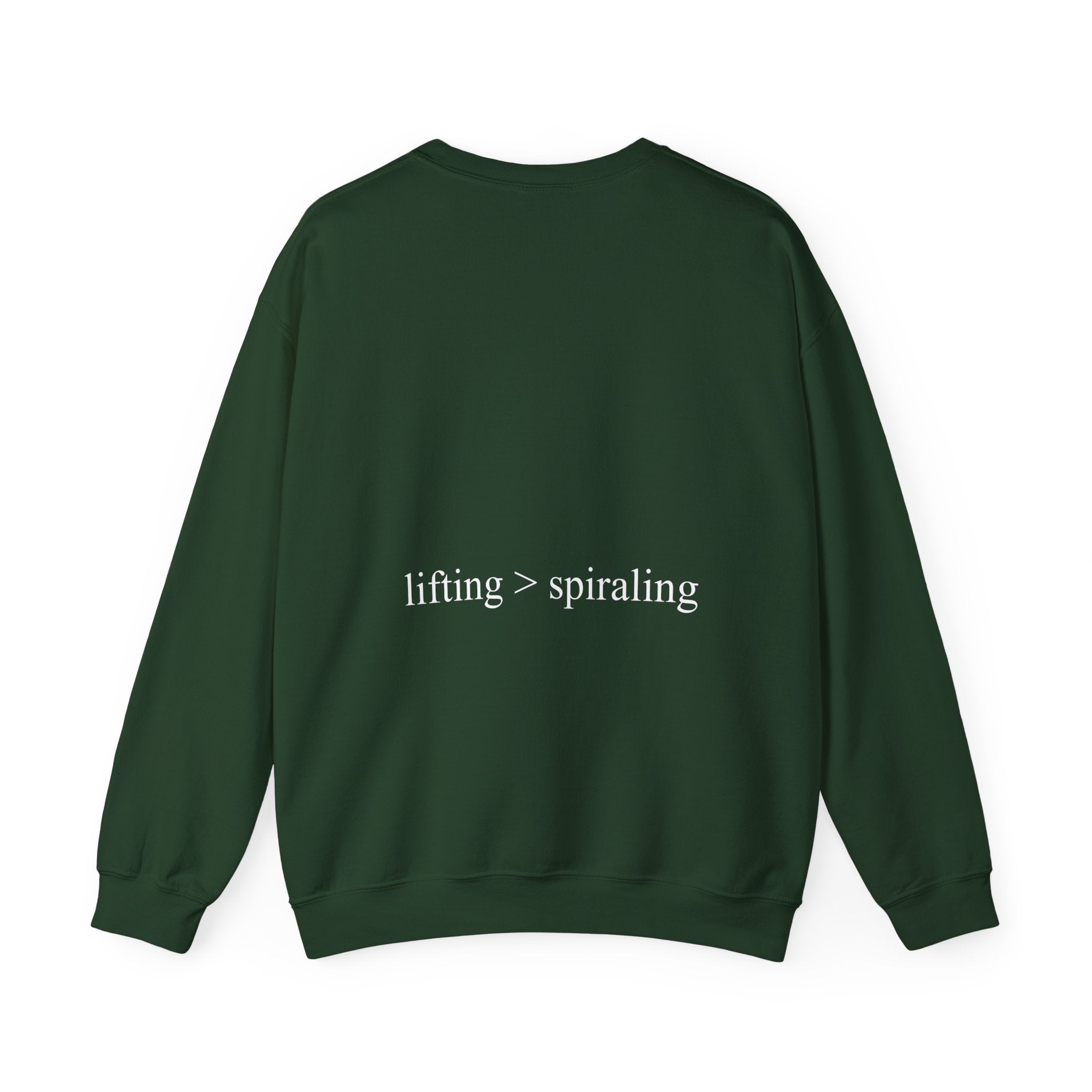 lifting > spiraling crewneck sweatshirt