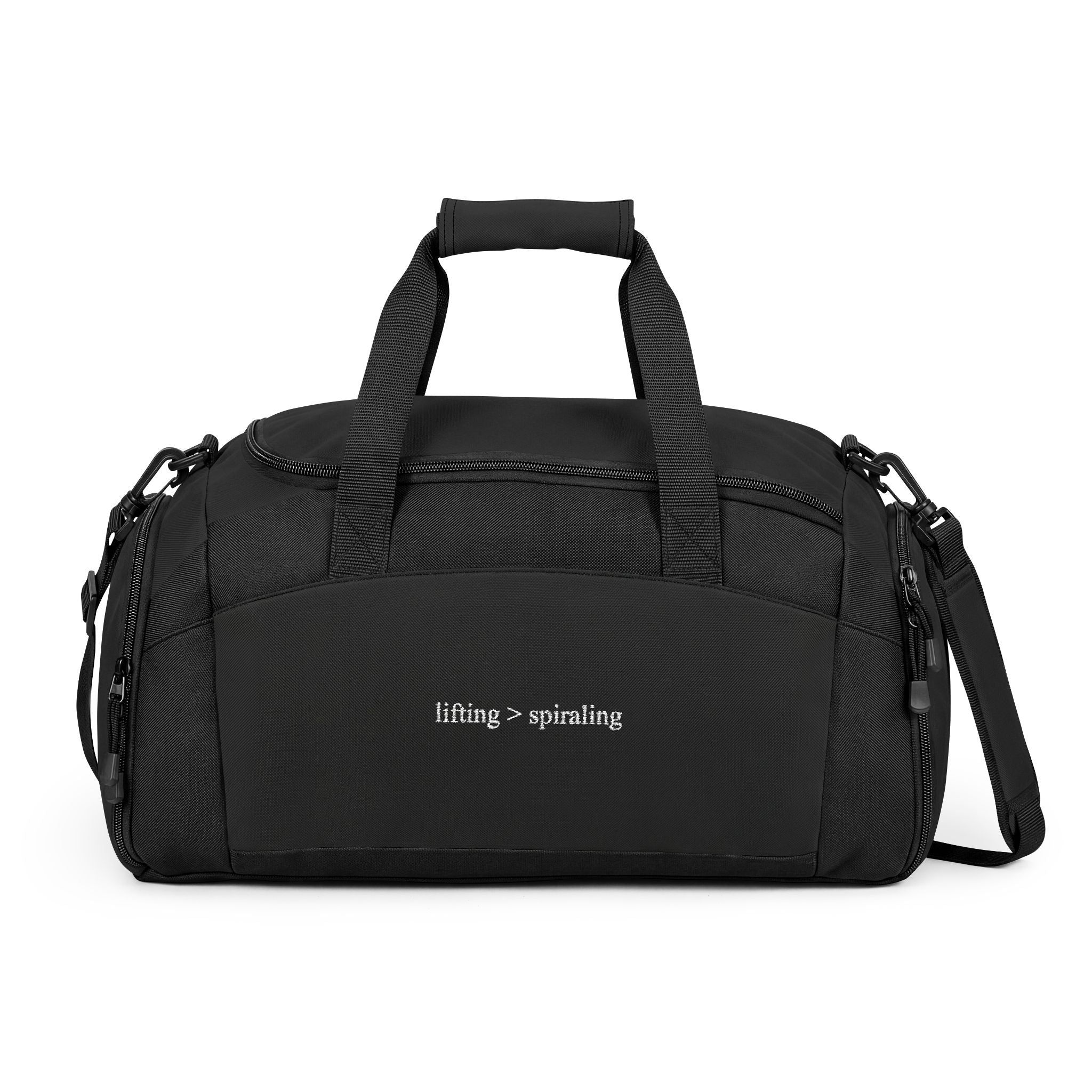lifting > spiraling gym bag