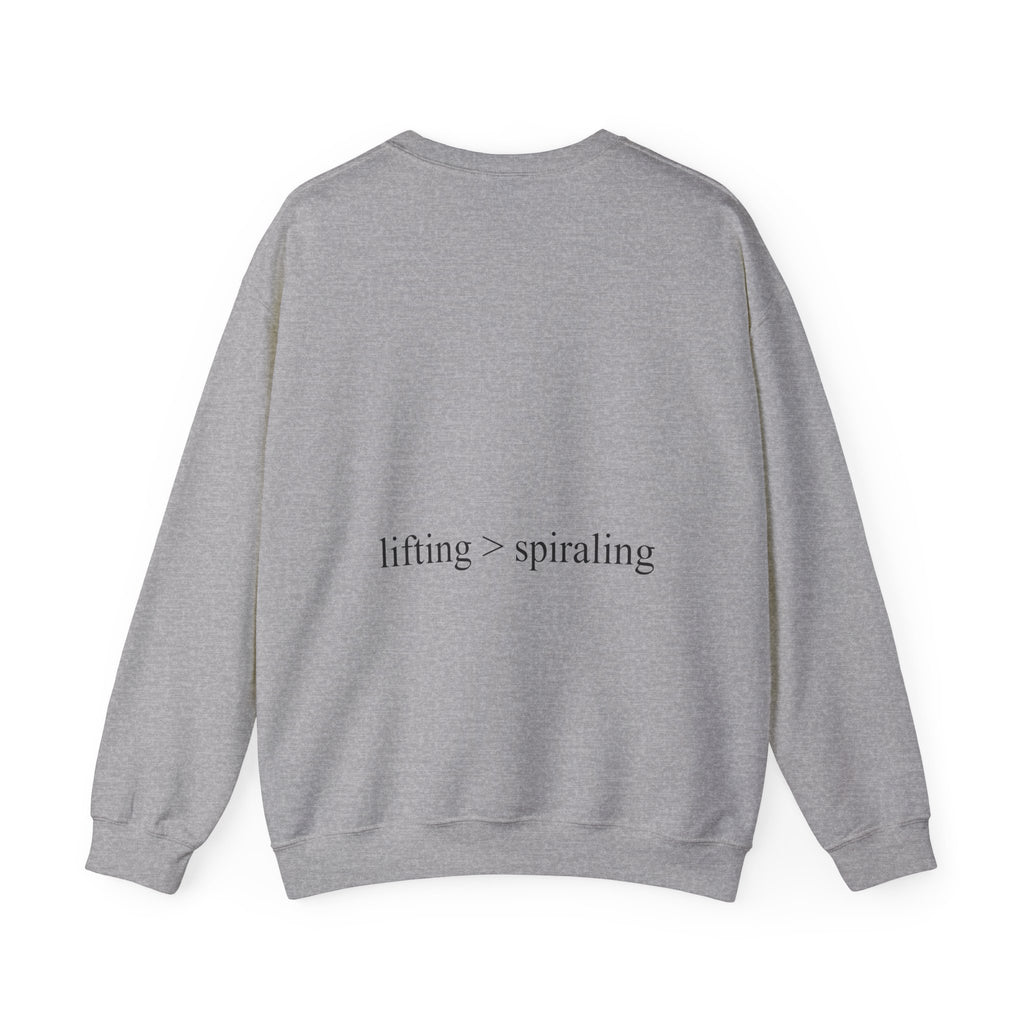 lifting > spiraling crewneck sweatshirt