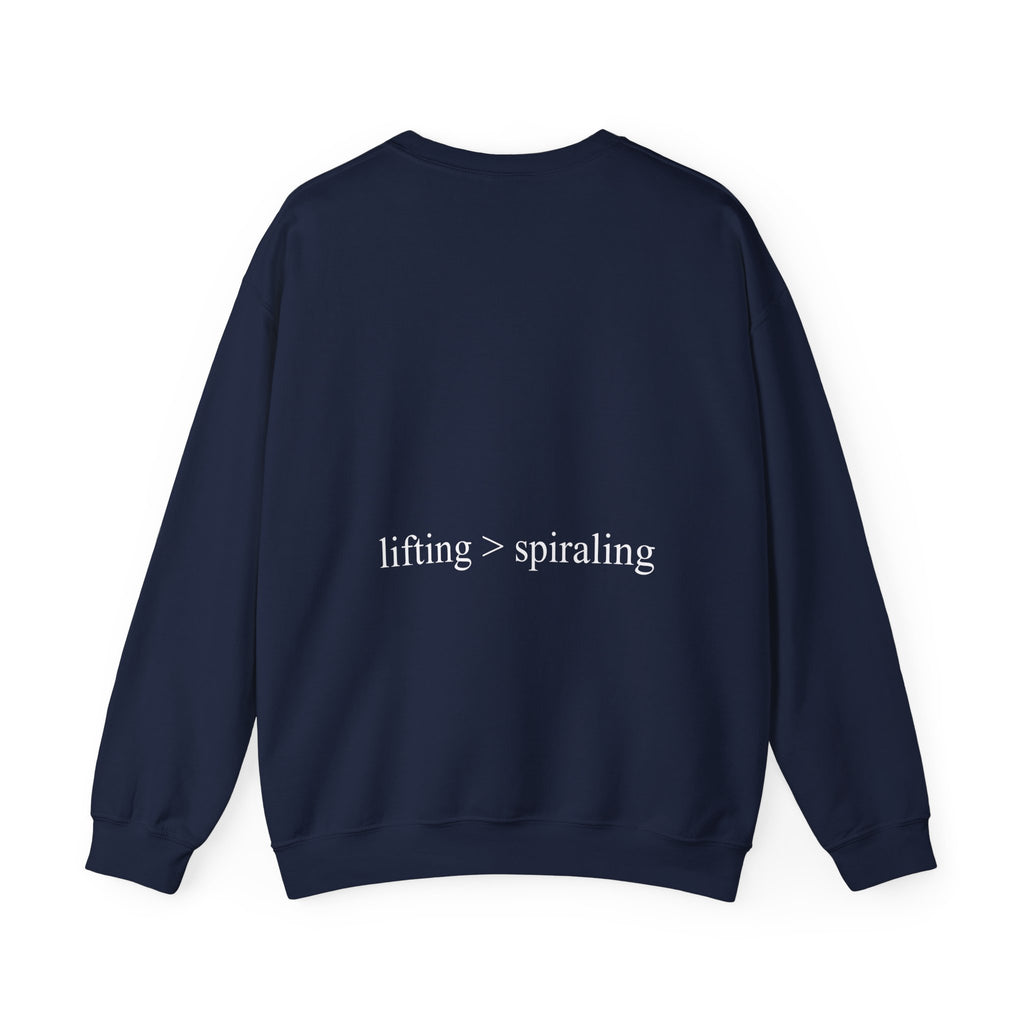lifting > spiraling crewneck sweatshirt