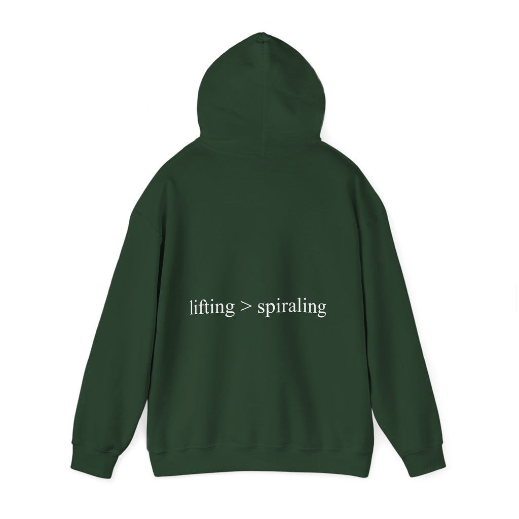 lifting > spiraling hoodie