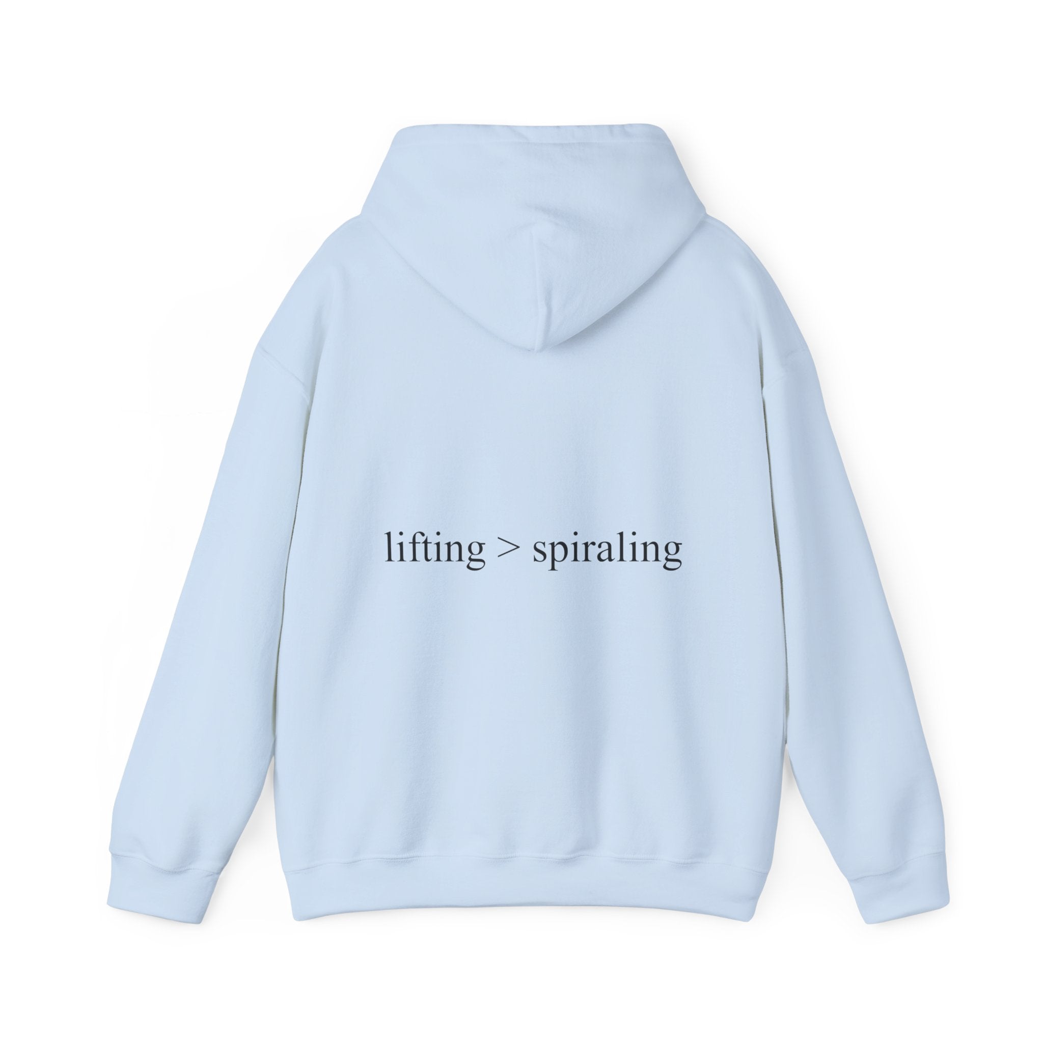 lifting > spiraling hoodie