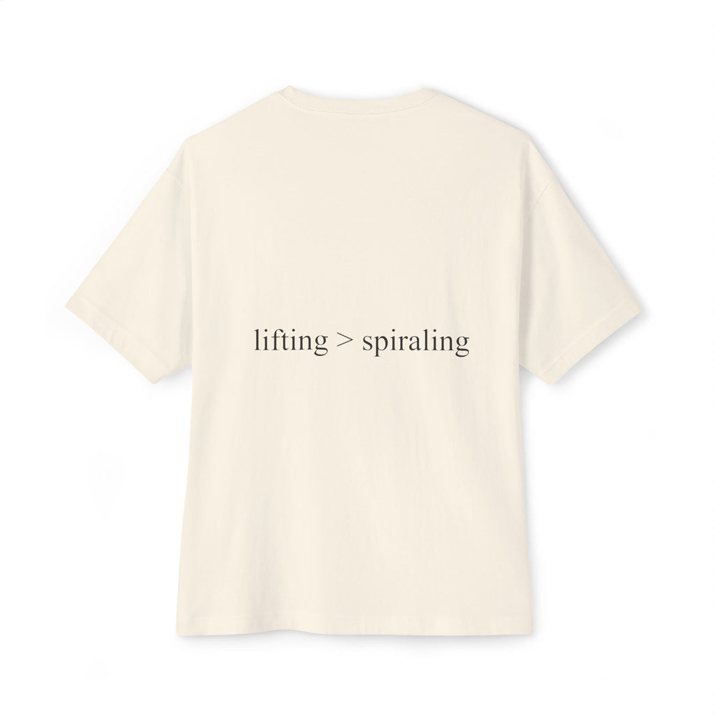 lifting > spiraling oversized tee