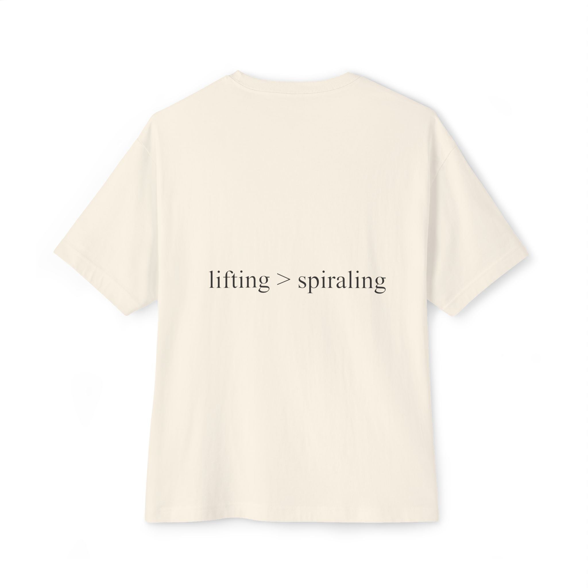 lifting > spiraling oversized tee