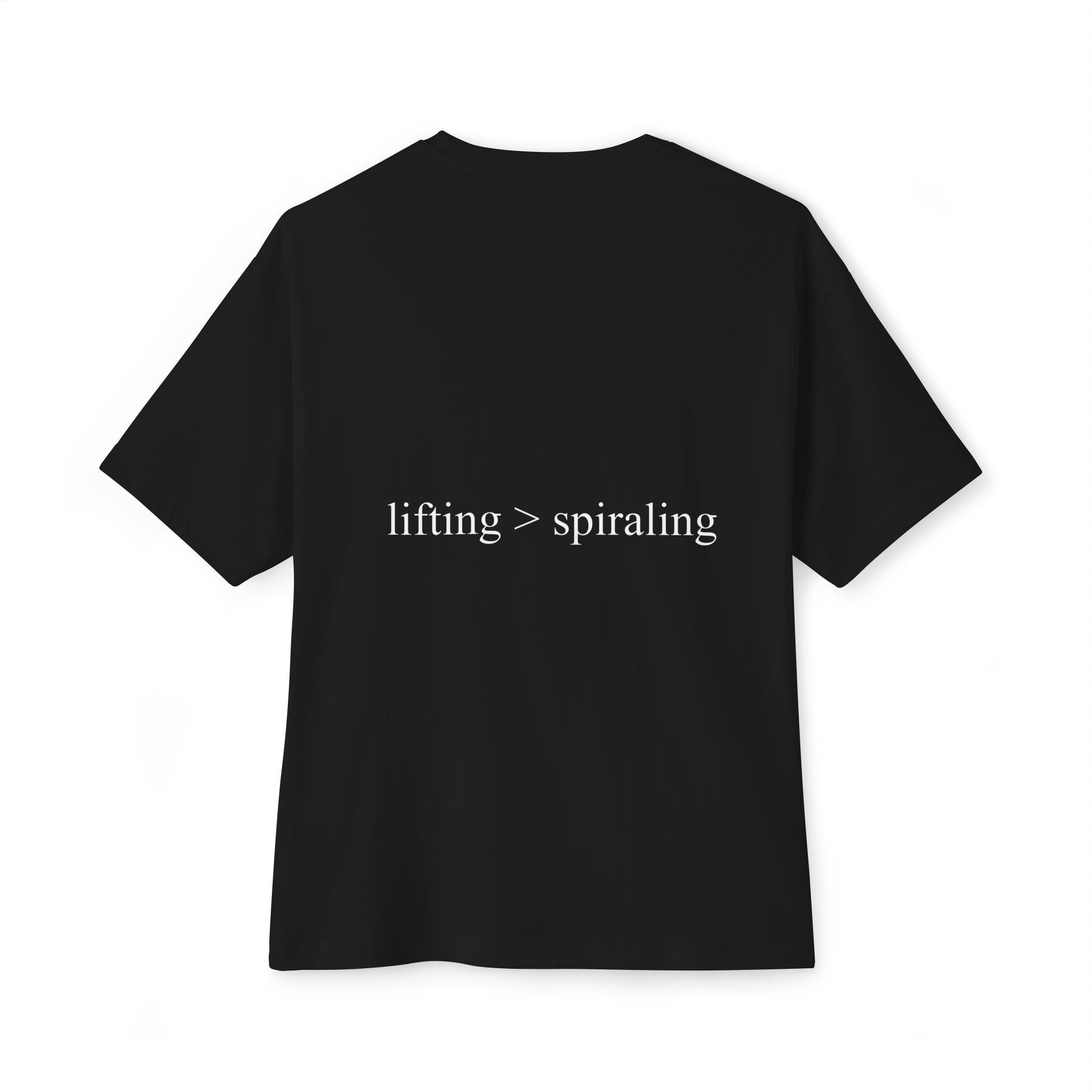 lifting > spiraling oversized tee